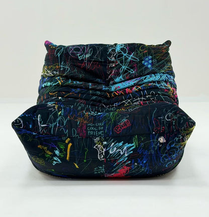 Graffiti Commemorative Edition Single Ducaroy Togo Chair